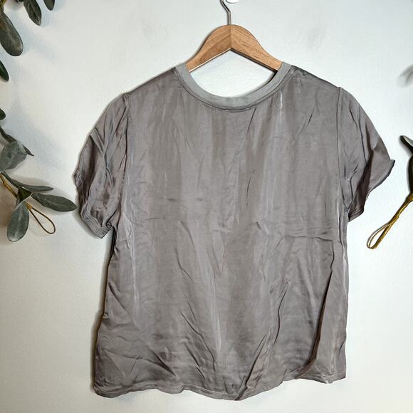 Nation LTD Gray Short Sleeve Blouse - Picture 4 of 4
